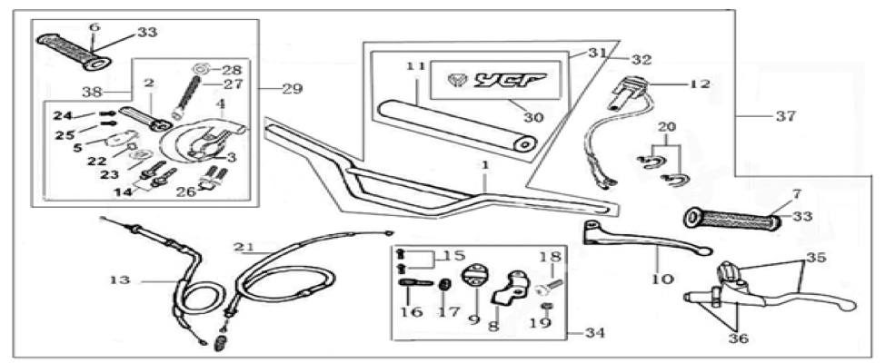 01 Handle Bar Assembly
