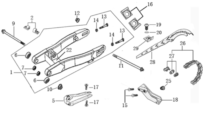 10 Swing Arm Assy