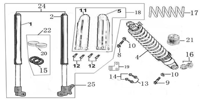 04 Front & Rear Absorber