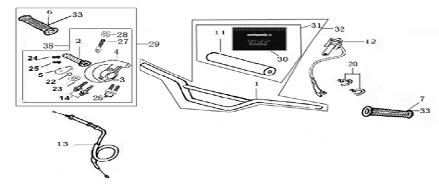 01 Handle Bar Assembly