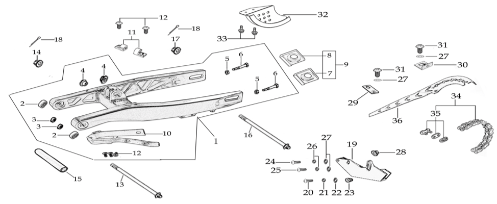 08 Swing Arm Assy