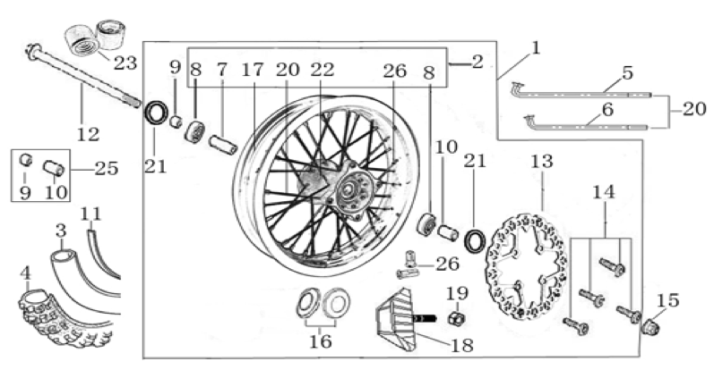 04 Front Wheel Assy