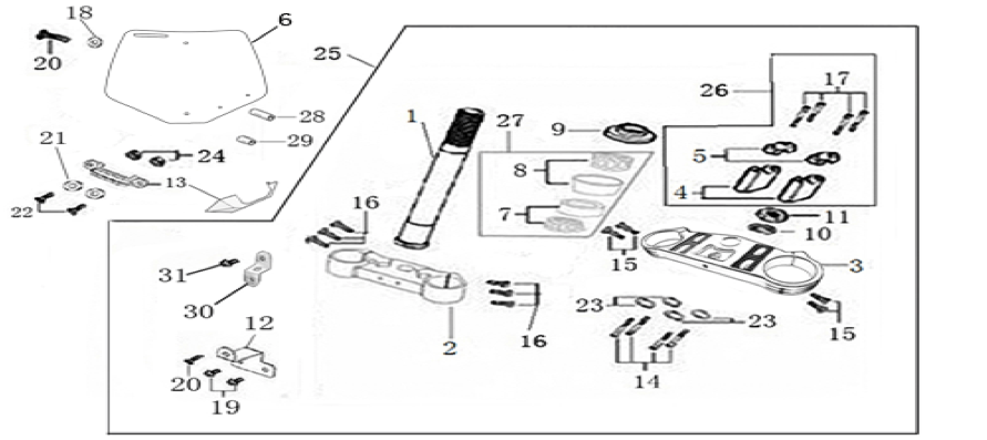 02 Steering Stem Assembly