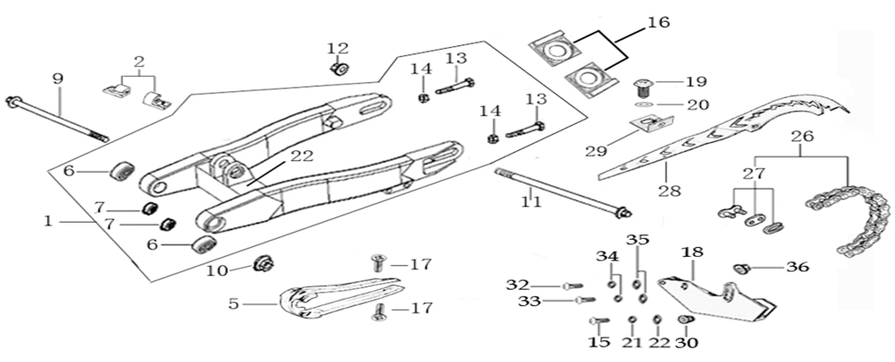 10 Swing Arm Assy