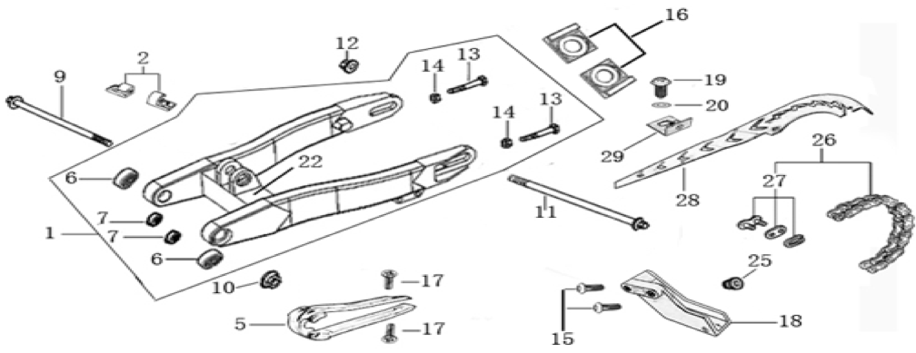 10 Swing Arm Assy