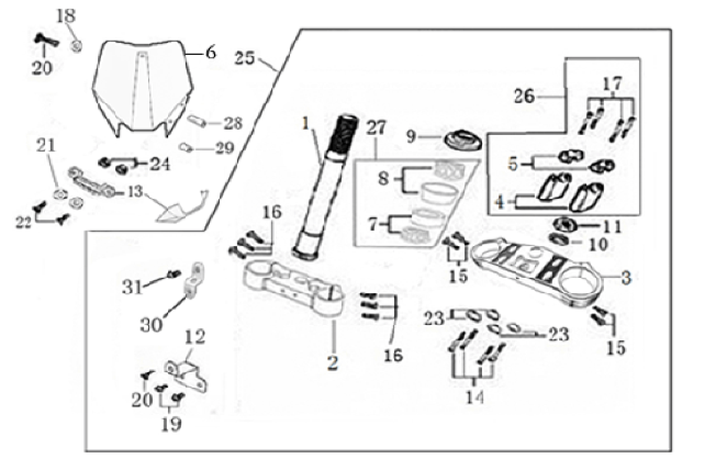 02 Steering Stem Assembly