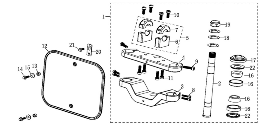 02 Steering Stem Assembly