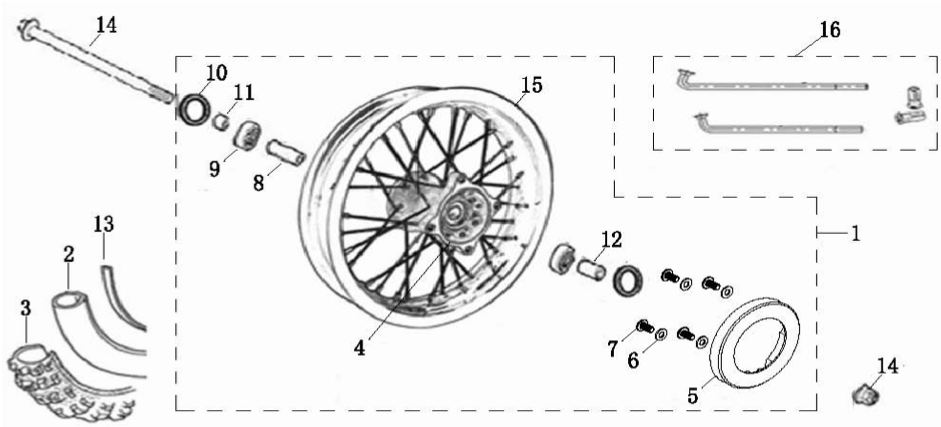 05 Front Wheel Assy