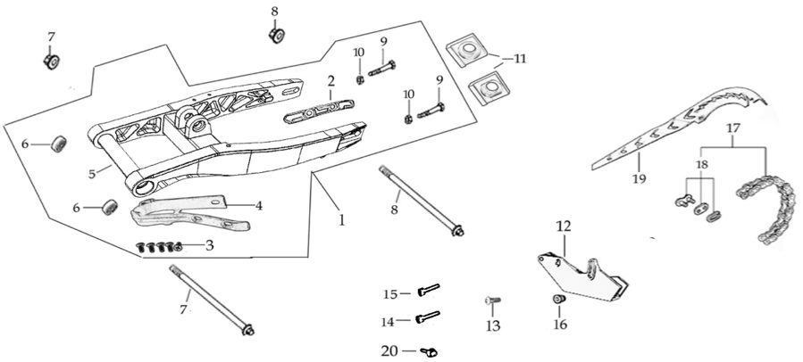 09 Swing Arm Assy