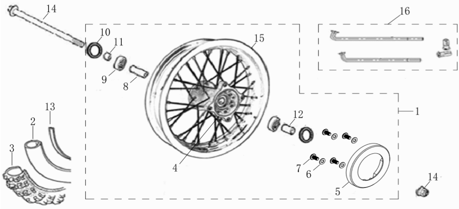 05 Front Wheel Assy