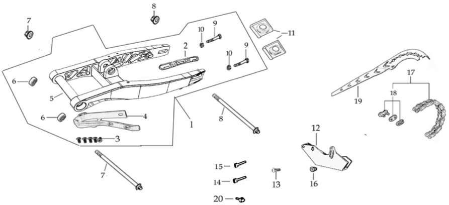 09 Swing Arm Assy