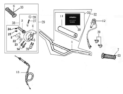 01 Handle Bar Assembly