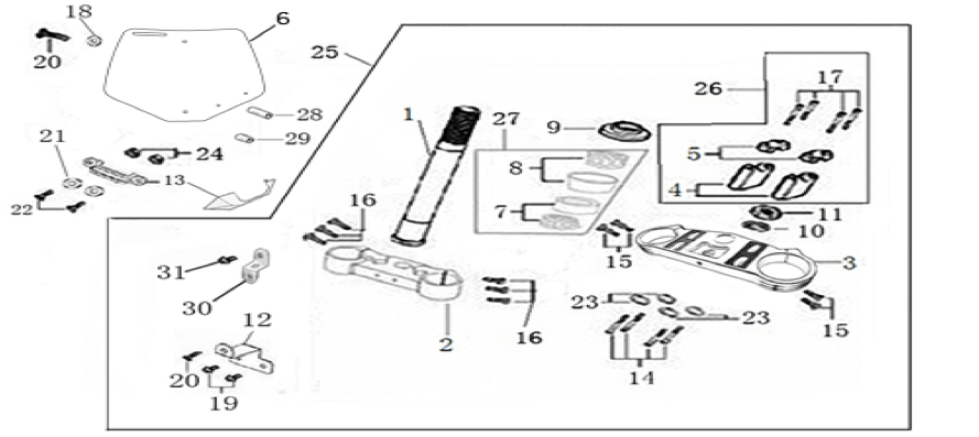 02 Steering Stem Assembly