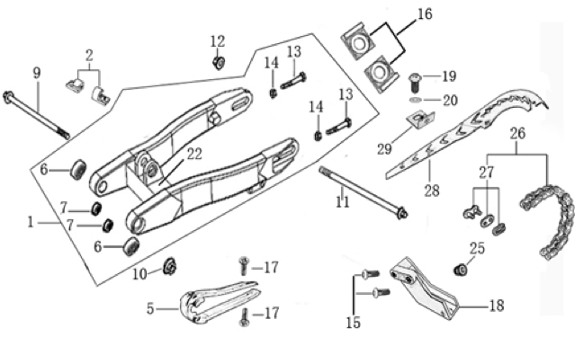 09 Swing Arm Assy