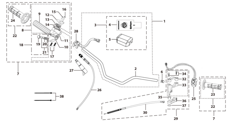 01 Handle Bar Assembly