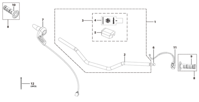 01 Handle Bar Assembly