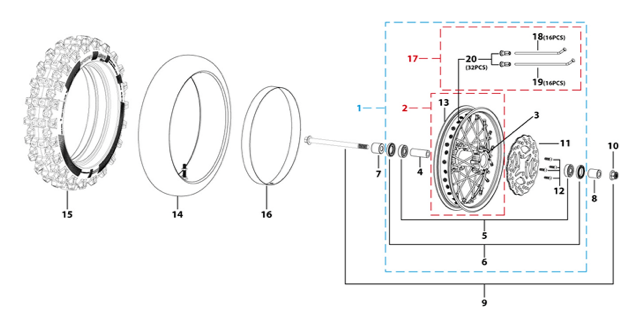 06 Front Wheel Assy
