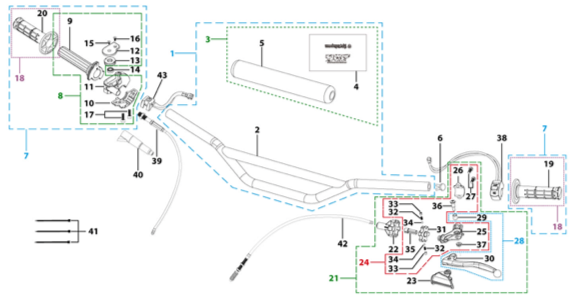 01 Handle Bar Assembly