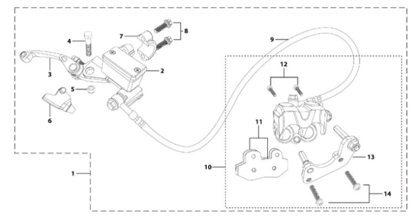 05 Front Brake Assy