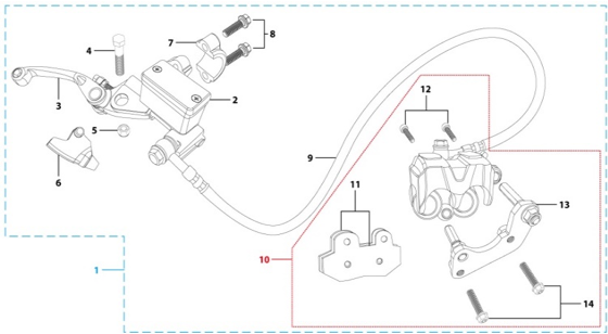 05 Front Brake Assy