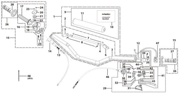 01 Handle Bar Assembly