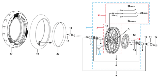 06 Front Wheel Assy