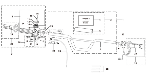 01 Handle Bar Assembly