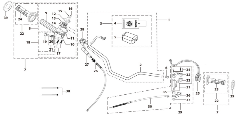 01 Handle Bar Assembly