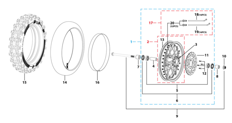 06 Front Wheel Assy