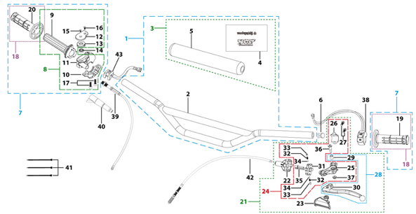01 Handle Bar Assembly