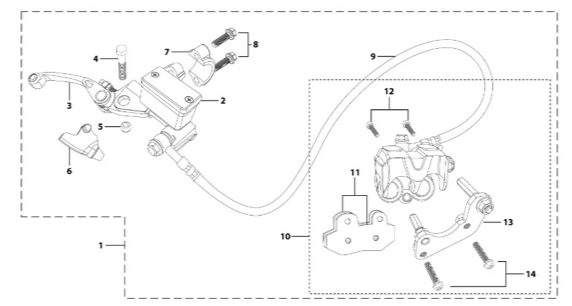 05 Front Brake Assy