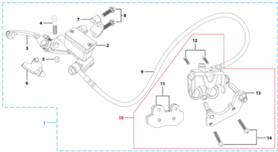 05 Front Brake Assy