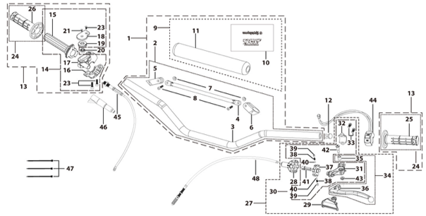 01 Handle Bar Assembly