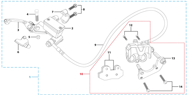 05 Front Brake Assy