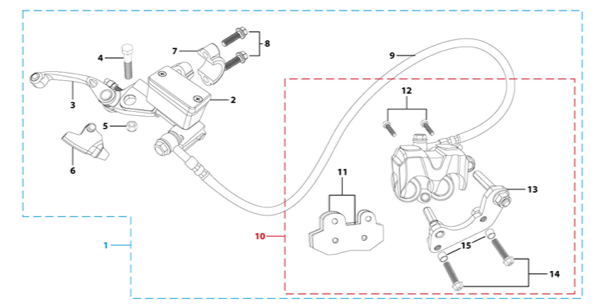 05 Front Brake Assy