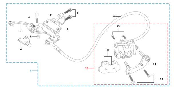 05 Front Brake Assy