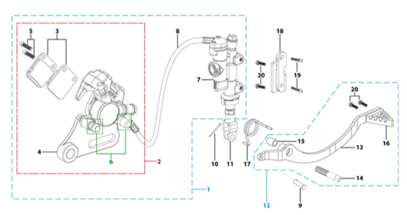 12 Rear Brake