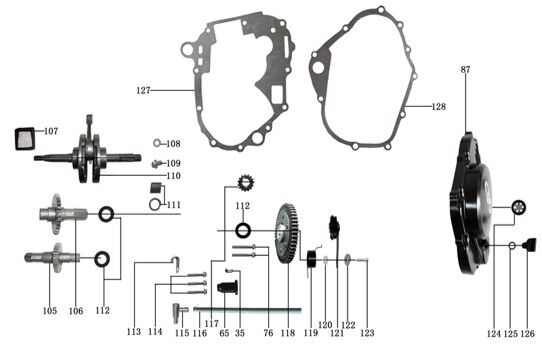 36 Crankshaft / Transmission