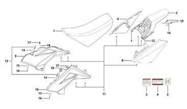 14 Seat & Plastic Kit