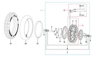 10 Rear Wheel Assy