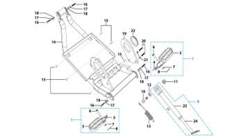 08 Foot Peg Assy