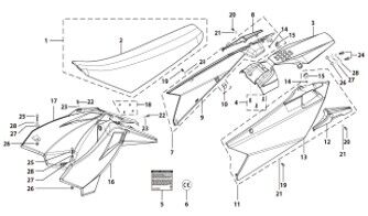 14 Seat & Plastic Kit