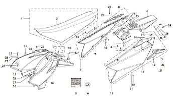 14 Seat & Plastic Kit