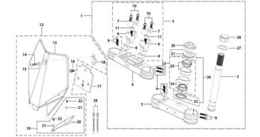 02 Steering Stem Assembly