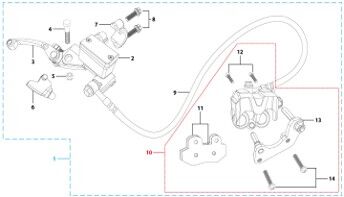 05 Front Brake Assy