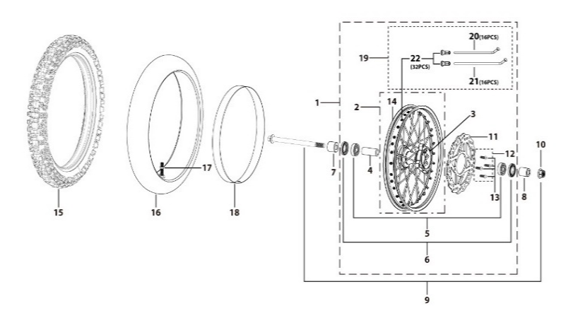 06 Front Wheel Assy