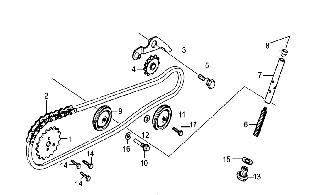 33 Time Chain & Tensioner