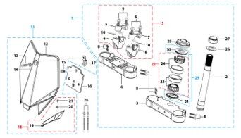 02 Steering Stem Assembly