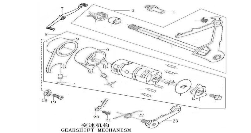 38 Gearshift Mechanism
