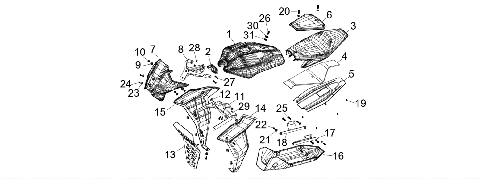 14 Seat & Plastic